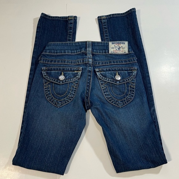 True Religion Jeans size 24 Slim straight Leg jeans - Picture 5 of 6